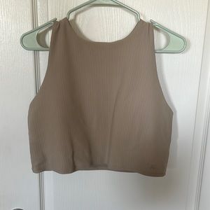 Cropped workout tank